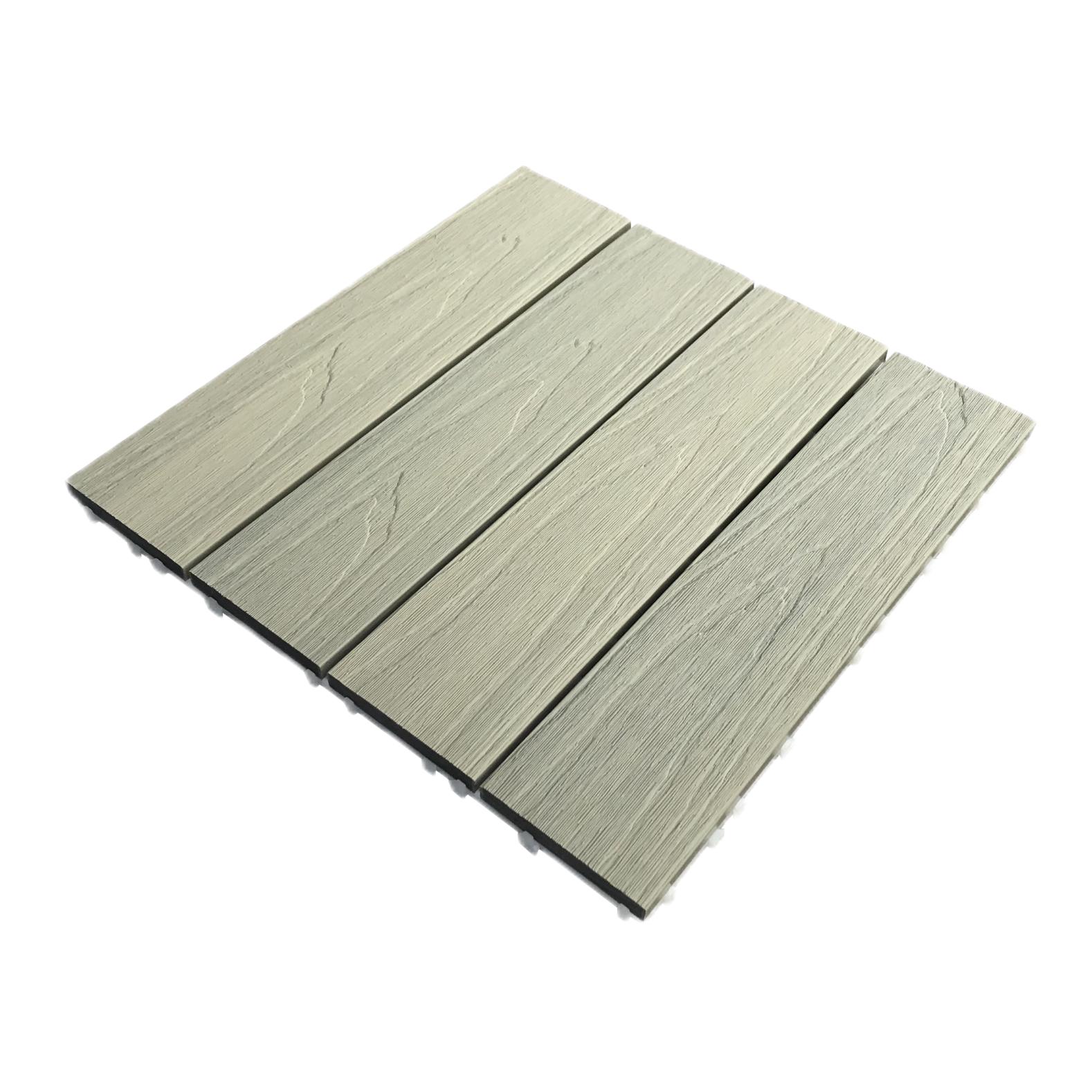 Factory Price Outdoor Flooring,Wood Composite Decking.Waterproof Deck Tile #300A