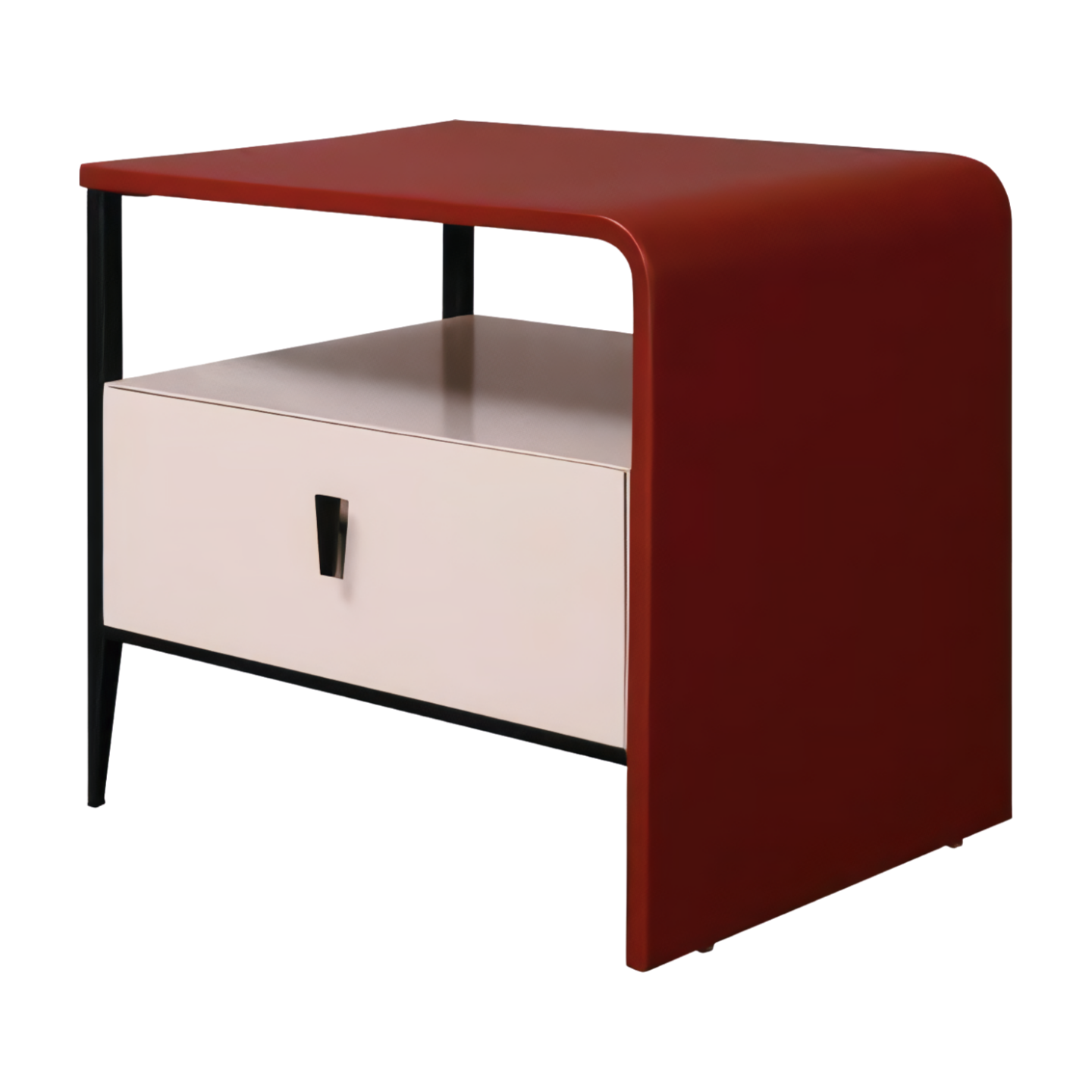 Italian Minimalism Luxury Modern Bedroom Night Stand with Drawers PLS680