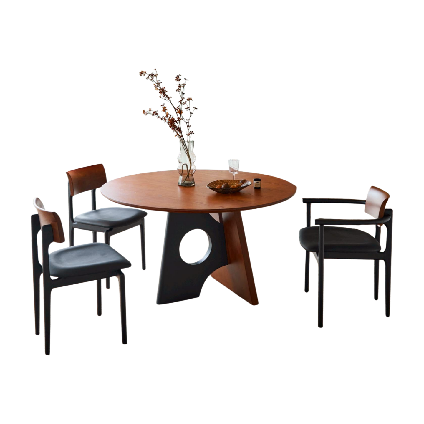 Mid-Century Modern Round Dining Room Table Luxury Modern Dining Room Set BL34